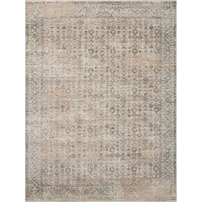 Angela Rose x Loloi Blake Beige / Denim BLA-04 7 ft. 10 in. X 10 ft. 2 in. Rectangle Rug