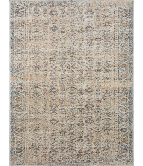 Angela Rose x Loloi Blake Beige / Denim BLA-04 2 ft. 7 in. X 8 ft. Rectangle Rug