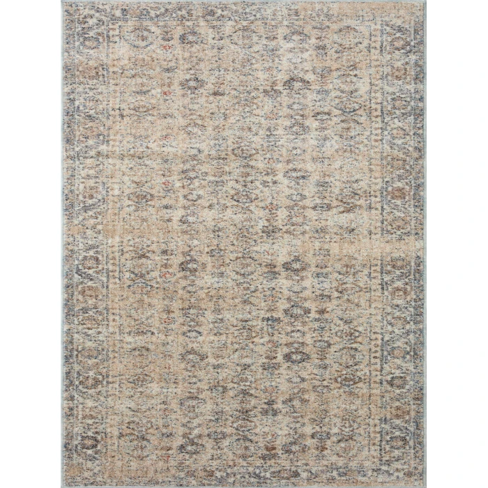 Angela Rose x Loloi Blake Beige / Denim BLA-04 7 ft. 10 in. X 10 ft. 2 in. Rectangle Rug