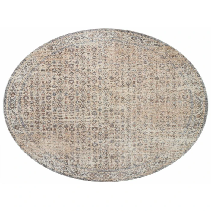 Angela Rose x Loloi Blake Beige / Denim BLA-04 7 ft. 10 in. X 10 ft. 2 in. Rectangle Rug