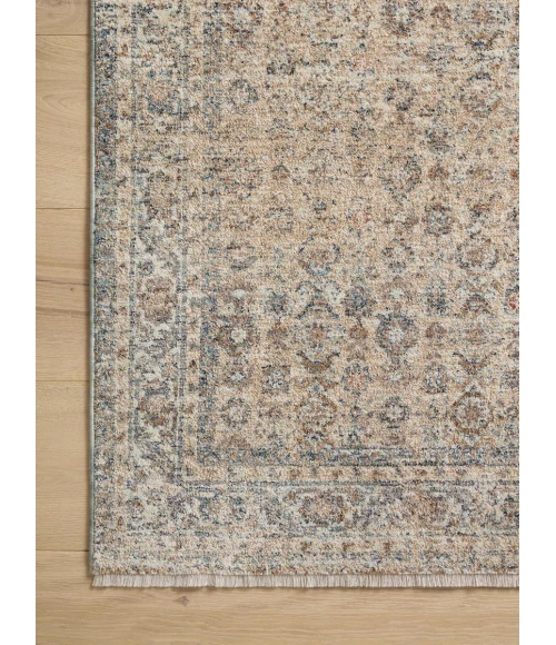 Angela Rose x Loloi Blake Beige / Denim BLA-04 2 ft. 7 in. X 8 ft. Rectangle Rug
