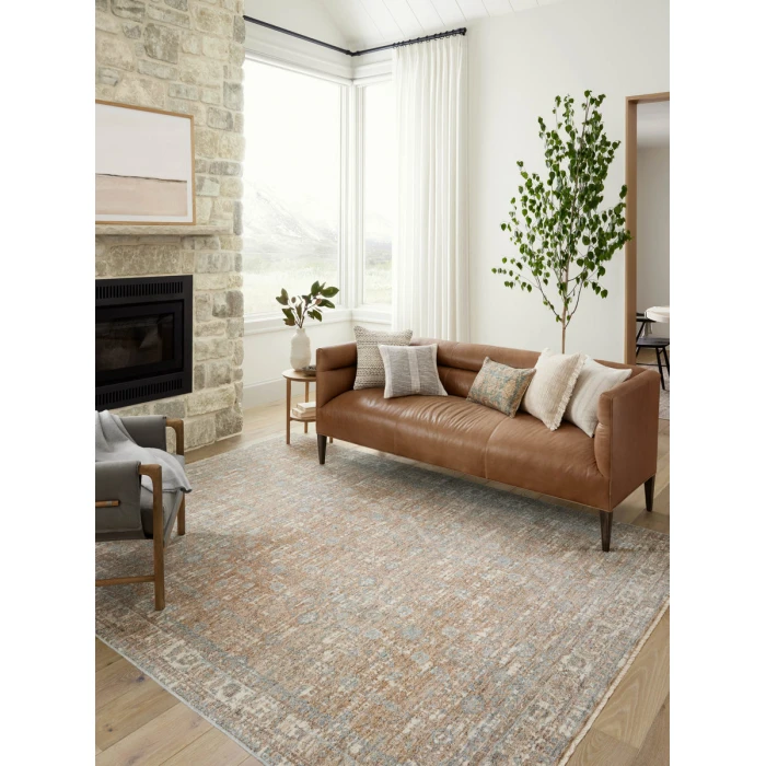 Angela Rose x Loloi Blake Sand / Sky BLA-05 2 ft. X 3 ft. Rectangle Rug