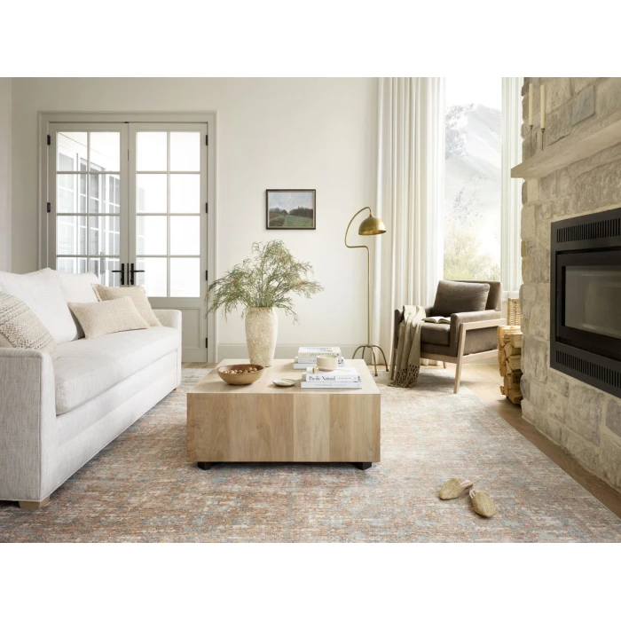 Angela Rose x Loloi Blake Sand / Sky BLA-05 2 ft. X 3 ft. Rectangle Rug