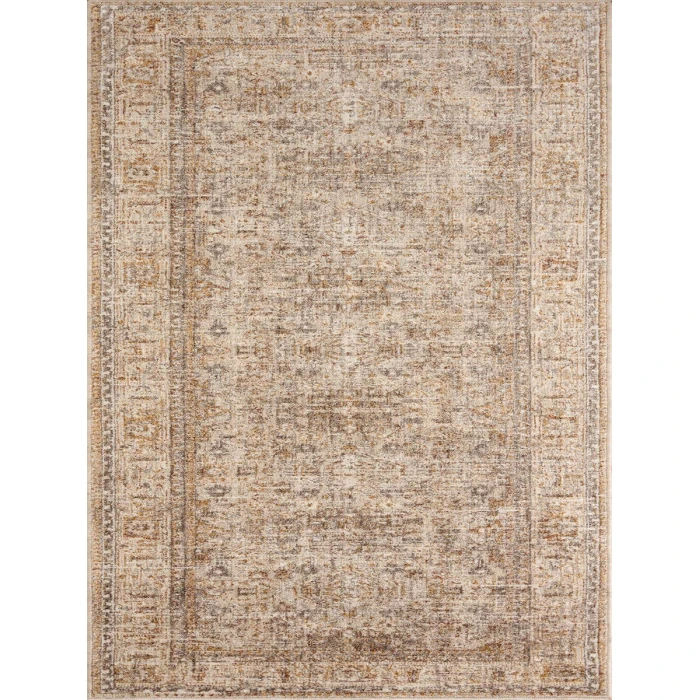 Angela Rose x Loloi Blake Oatmeal / Spice BLA-06 2 ft. 7 in. X 10 ft. Rectangle Rug