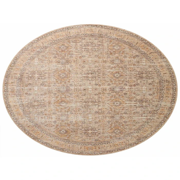 Angela Rose x Loloi Blake Oatmeal / Spice BLA-06 2 ft. 7 in. X 10 ft. Rectangle Rug