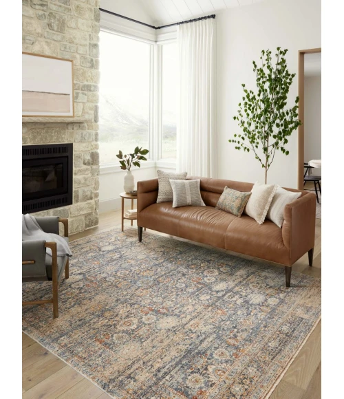 Angela Rose x Loloi Blake Navy / Multi BLA-07 2 ft. X 3 ft. Rectangle Rug