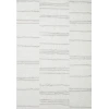Loloi Bliss Shag BLS-02 White / Grey Area Rug 2 ft. 7 in. X 7 ft. 6 in. Rectangle