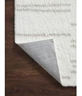 Loloi II Bliss Shag BLS-02 White / Grey 2'-7" x 7'-6" Area Rug