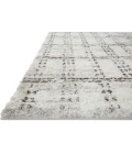 Loloi II Bliss Shag BLS-03 Cream / Grey 2'-7" x 7'-6" Area Rug