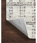 Loloi II Bliss Shag BLS-03 Cream / Grey 2'-7" x 7'-6" Area Rug