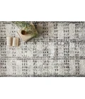 Loloi II Bliss Shag BLS-03 Cream / Grey 2'-7" x 7'-6" Area Rug