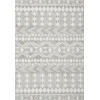 Loloi Bliss Shag BLS-05 Grey / White Area Rug 2 ft. 7 in. X 7 ft. 6 in. Rectangle