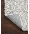 Loloi II Bliss Shag BLS-06 Grey / White 2'-7" x 7'-6" Area Rug