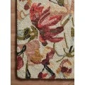Loloi Belladonna Ivory / Raspberry 2'-6" x 9'-9" Runner Rug