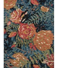 Loloi Belladonna BLM-02 Black / Fiesta Area Rug 5 ft. 0 in. X 5 ft. 0 in. Round