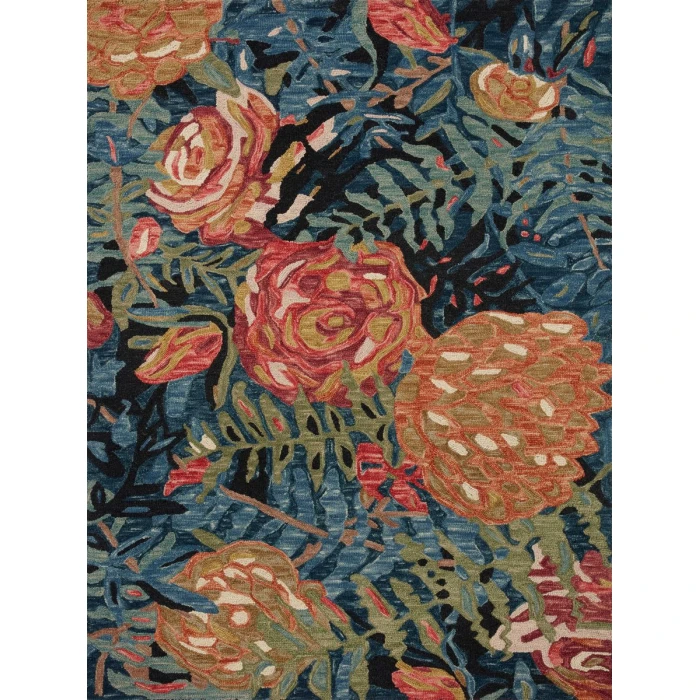 Loloi Belladonna Black / Fiesta BLM-02 2 ft. 3 in. X 3 ft. 9 in. Rectangle Rug