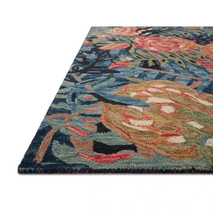 Loloi Belladonna Black / Fiesta BLM-02 2 ft. 3 in. X 3 ft. 9 in. Rectangle Rug