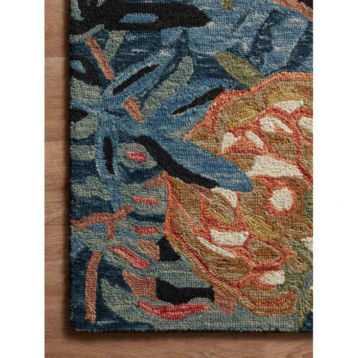 Loloi Belladonna Black / Fiesta BLM-02 2 ft. 3 in. X 3 ft. 9 in. Rectangle Rug