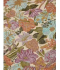 Loloi Belladonna Ivory / Multi 18" x 18" Sample Rug