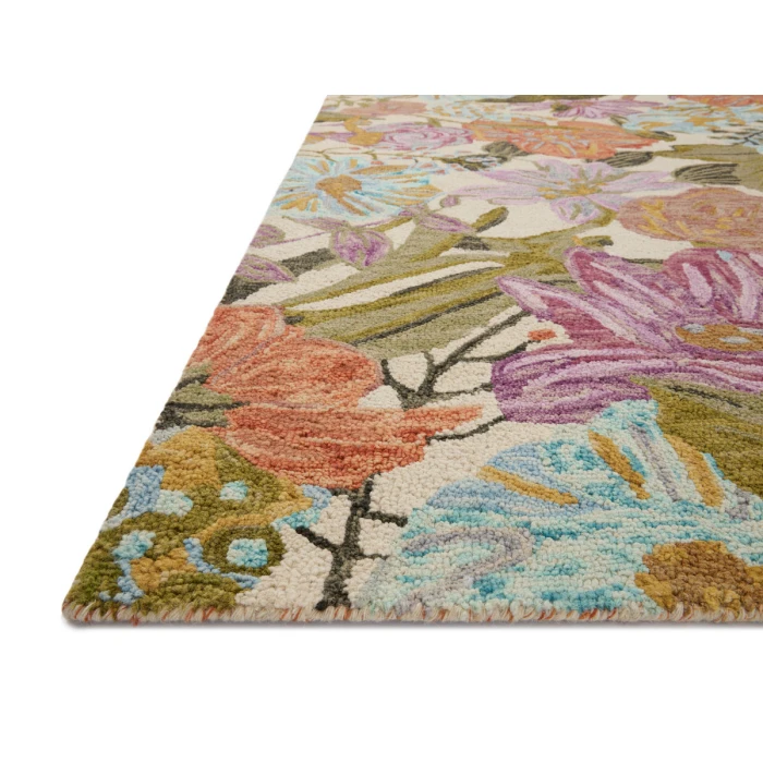 Loloi Belladonna Ivory / Multi 7'-9" x 9'-9" Area Rug