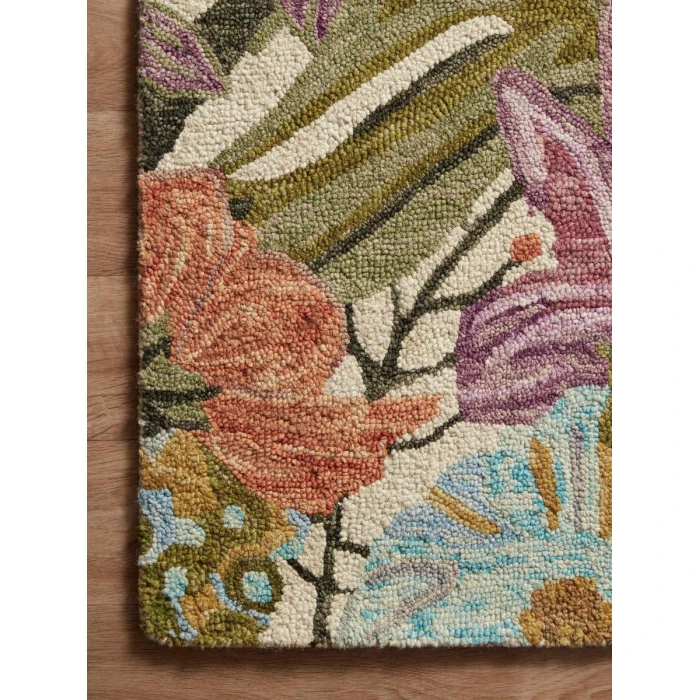 Loloi Belladonna Ivory / Multi 7'-9" x 9'-9" Area Rug