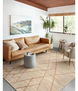 Loloi Bodhi BOD-01 IVORY / NATURAL Area Rug 9 ft. 3 in. X 13 ft. Rectangle