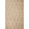 Loloi Bodhi BOD-02 IVORY / NATURAL Area Rug 3 ft. 6 in. X 5 ft. 6 in. Rectangle