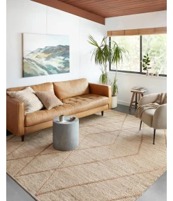 Loloi Bodhi BOD-02 IVORY / NATURAL Area Rug 9 ft. 3 in. X 13 ft. Rectangle