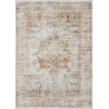 Loloi Bonney BNY-01 Ivory / Sunset Area Rug 18 in. X 18 in. Sample Rectangle