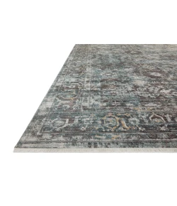 Loloi Bonney BNY-05 Slate / Teal Area Rug 2 ft. 0 in. X 3 ft. 0 in. Rectangle