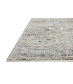 Loloi Bonney BNY-06 Teal / Gold Area Rug 18 in. X 18 in. Sample Rectangle