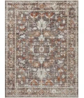 Loloi Bonney BNY-07 Charcoal / Spice 2'-0" x 3'-0" Area Rug