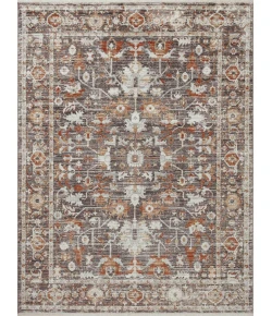Loloi Bonney BNY-07 Charcoal / Spice Area Rug 2 ft. 0 in. X 3 ft. 0 in. Rectangle