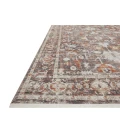Loloi Bonney BNY-07 Charcoal / Spice 2'-0" x 3'-0" Area Rug