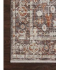 Loloi Bonney BNY-07 Charcoal / Spice 2'-0" x 3'-0" Area Rug