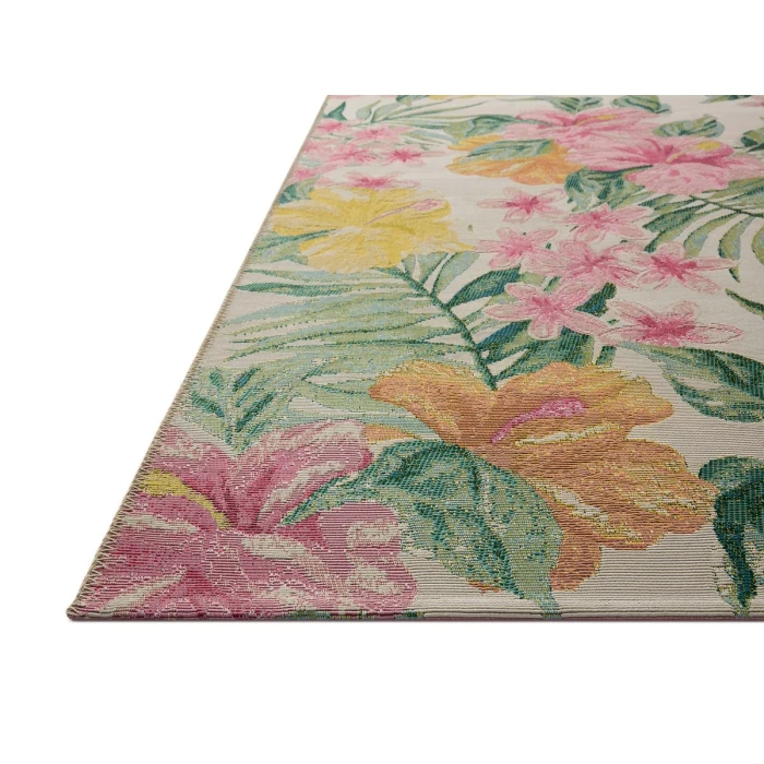 Loloi Botanical Ivory / Sunrise BOT-03 2 ft. 5 in. X 11 ft. 2 in. Rectangle Rug