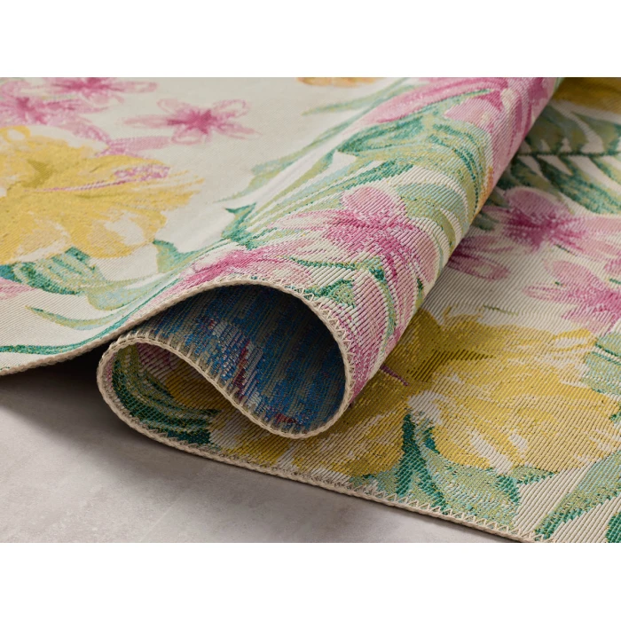 Loloi Botanical Ivory / Sunrise BOT-03 2 ft. 5 in. X 11 ft. 2 in. Rectangle Rug