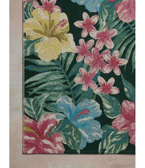 Loloi Botanical Midnight / Multi BOT-03 5 ft. 3 in. X 7 ft. 8 in. Rectangle Rug