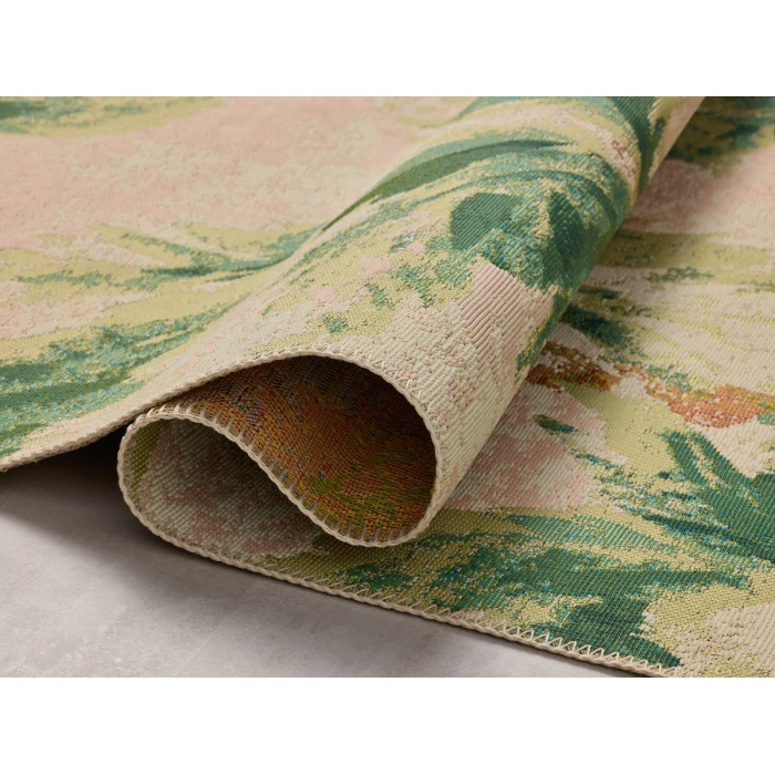 Loloi Botanical Clay / Green BOT-04 2 ft. 5 in. X 7 ft. 8 in. Rectangle Rug