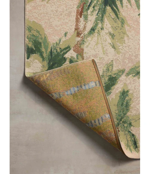 Loloi Botanical Clay / Green BOT-04 2 ft. 5 in. X 11 ft. 2 in. Rectangle Rug