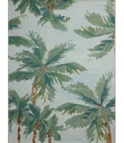 Loloi Botanical Sky / Green BOT-04 5 ft. 3 in. X 7 ft. 8 in. Rectangle Rug
