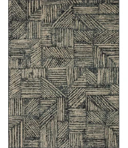 Loloi Bowery BOW-01 MIDNIGHT / TAUPE Area Rug 18 in. X 18 in. Sample