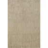 Loloi Bowery BOW-05 BEIGE / PEPPER Area Rug 18 in. X 18 in. Sample