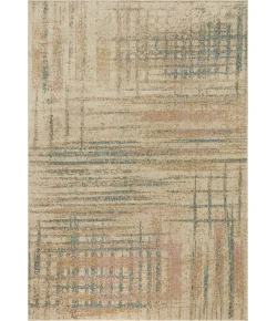 Loloi Bowery BOW-07 BEIGE / MULTI Area Rug 18 in. X 18 in. Sample