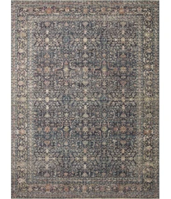 Jean Stoffer x Loloi Bradbury Midnight / Multi BRU-01 2 ft. 6 in. X 12 ft. Rectangle Rug