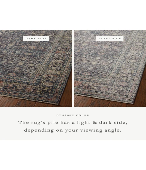 Jean Stoffer x Loloi Bradbury Midnight / Multi BRU-01 2 ft. 6 in. X 12 ft. Rectangle Rug
