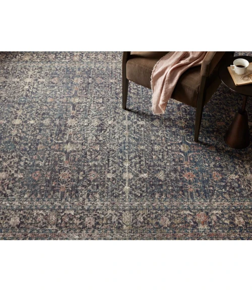 Jean Stoffer x Loloi Bradbury Midnight / Multi BRU-01 2 ft. 6 in. X 12 ft. Rectangle Rug