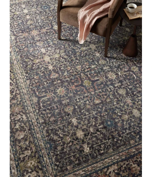 Jean Stoffer x Loloi Bradbury Midnight / Multi BRU-01 2 ft. 6 in. X 12 ft. Rectangle Rug