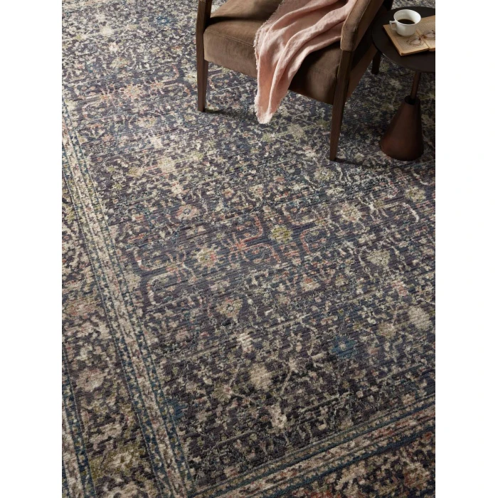 Jean Stoffer x Loloi Bradbury Midnight / Multi BRU-01 2 ft. 7 in. X 4 ft. Rectangle Rug