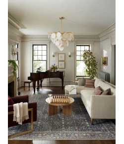 Jean Stoffer x Loloi Bradbury Midnight / Multi BRU-01 2 ft. 6 in. X 12 ft. Rectangle Rug